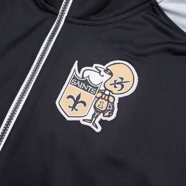 New Orleans Saints NFL Throwback Nike Track Jacket view 3