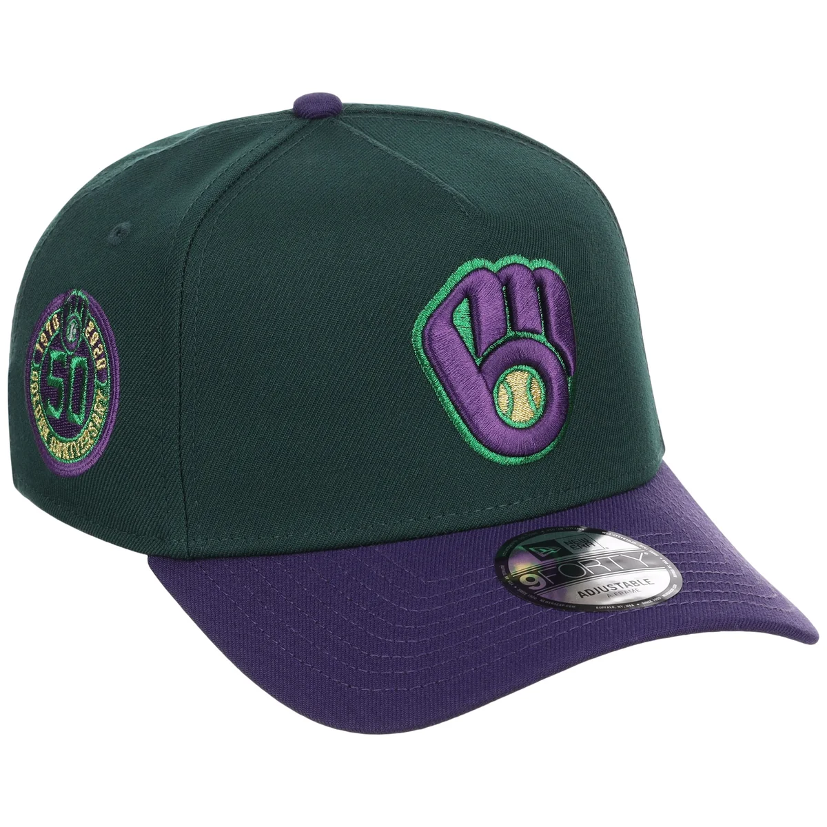 Milwaukee Brewers MLB Joke's on You New Era 9FORTY A-Frame front view