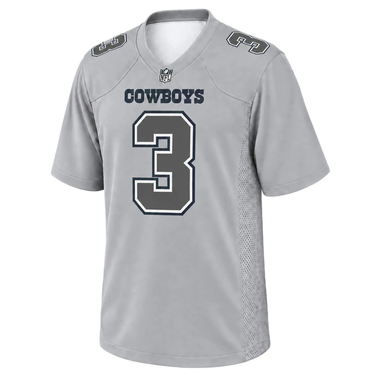 George Pickens Gray Jersey Vibrant Dallas Cowboy Apparel
