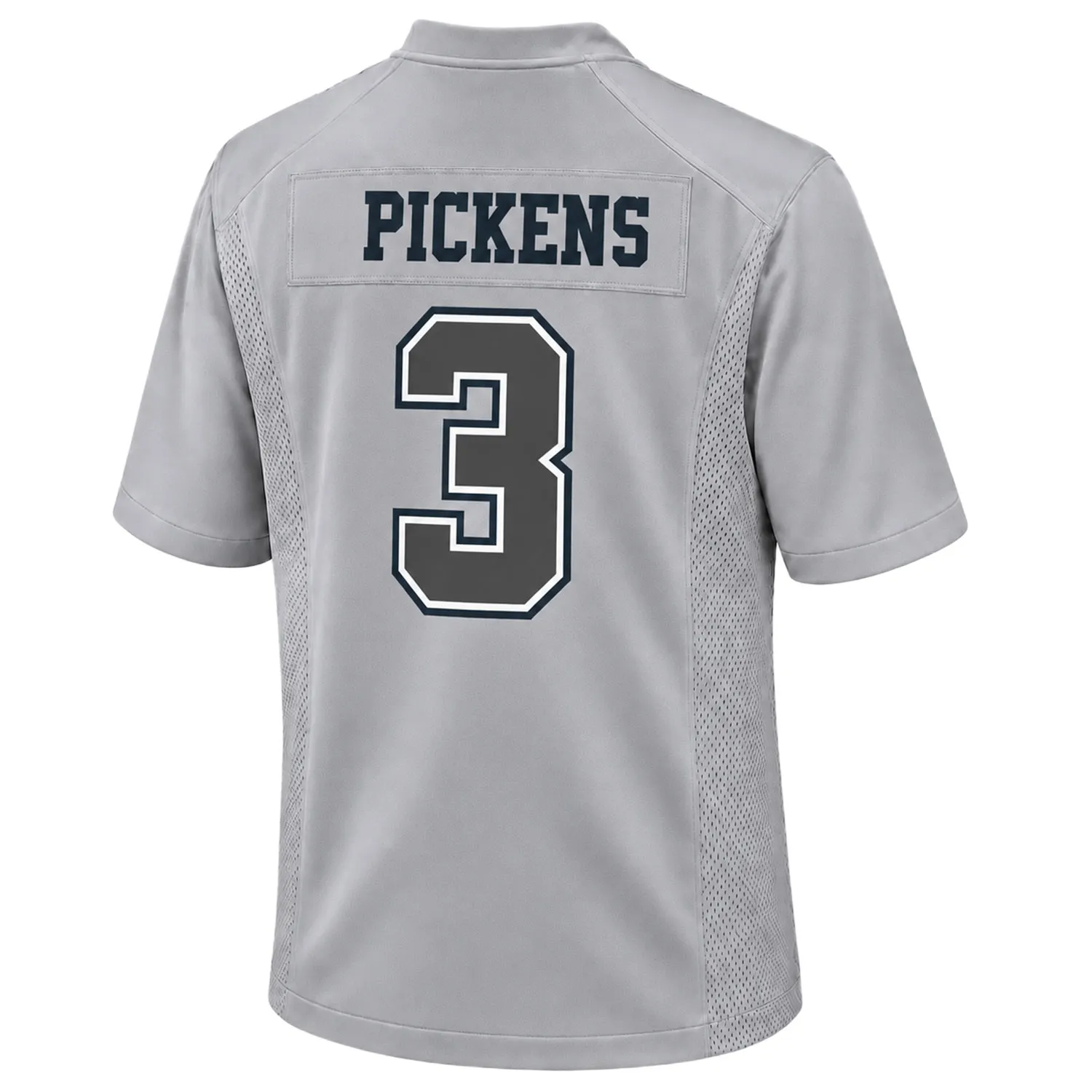 George Pickens Gray Jersey Vibrant Dallas Cowboy Apparel