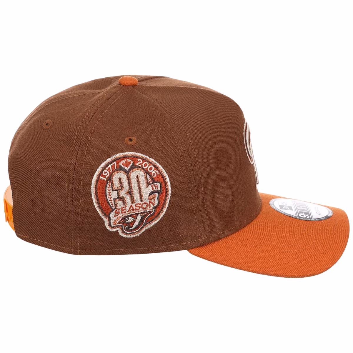 Toronto Blue Jays MLB Copper Harvest New Era 9FORTY A-Frame detail view