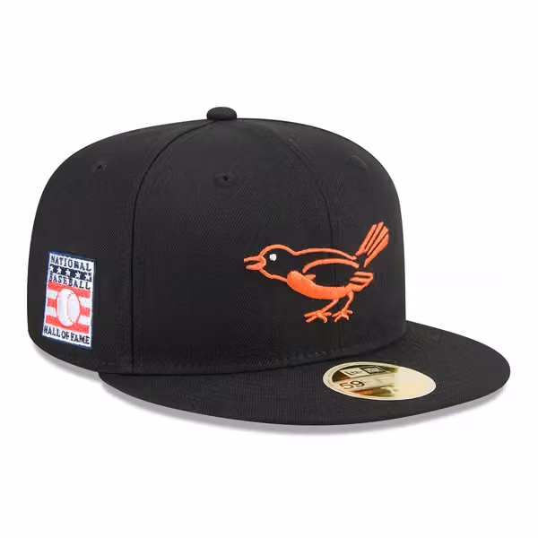 Baltimore Orioles 2025 MLB Hall of Fame 59FIFTY Fitted Cap Black product photo