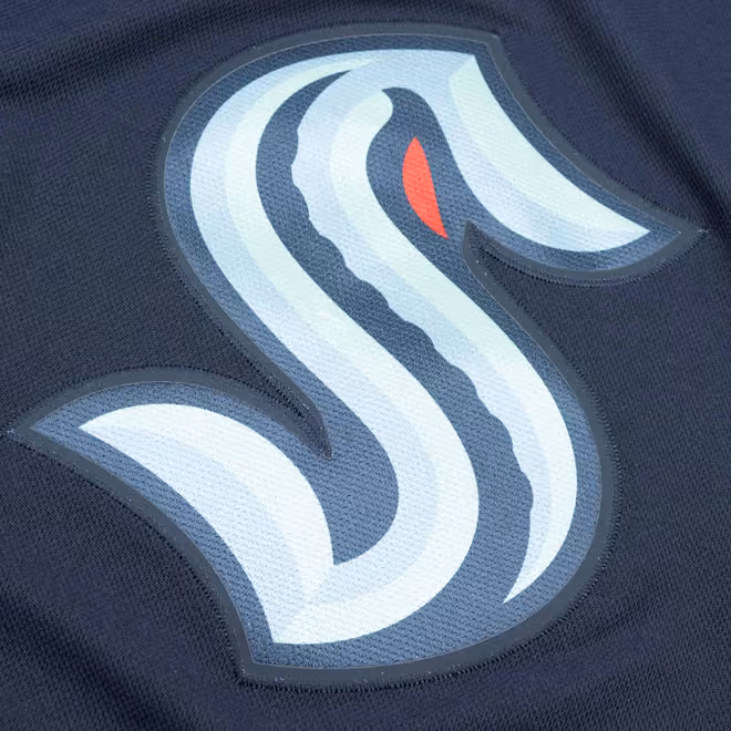 Seattle Kraken Premier Youth NHL Jersey Home Navy (KIDS) view 3