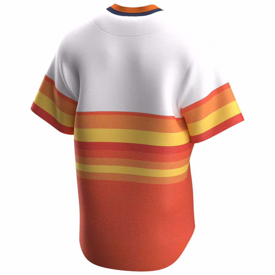 Houston Astros Cooperstown Collection Nike MLB Jersey Rainbow view 2