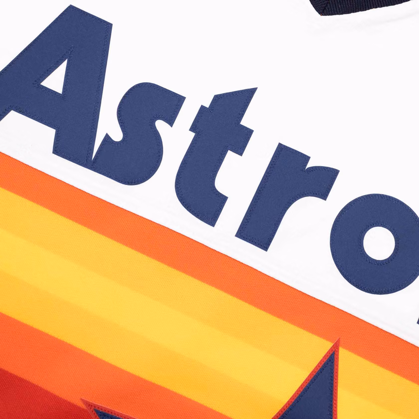 Houston Astros Cooperstown Collection Nike MLB Jersey Rainbow view 3
