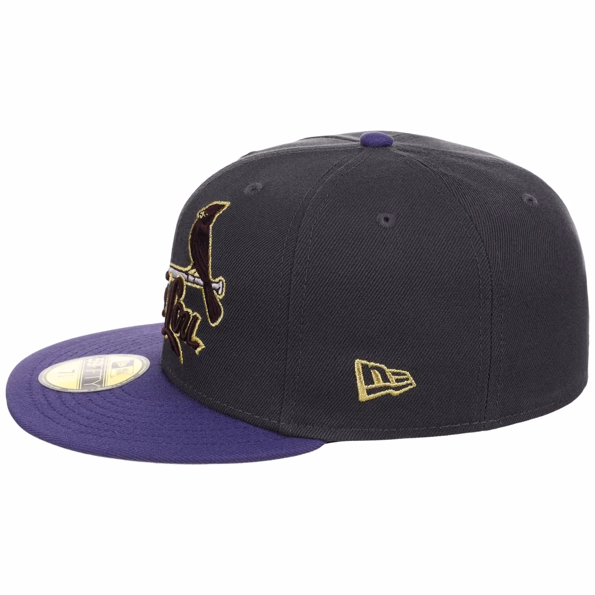 St. Louis Cardinals MLB Midnight Orchid New Era 59FIFTY detail view