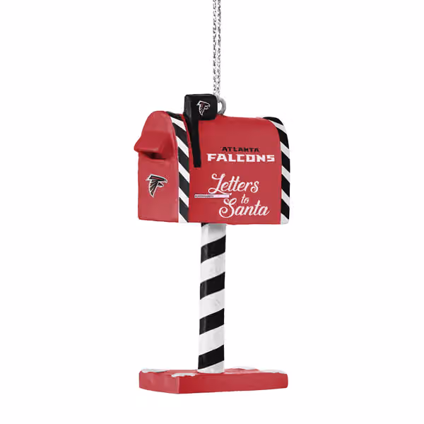Atlanta Falcons NFL Mailbox Christmas Ornament view 1
