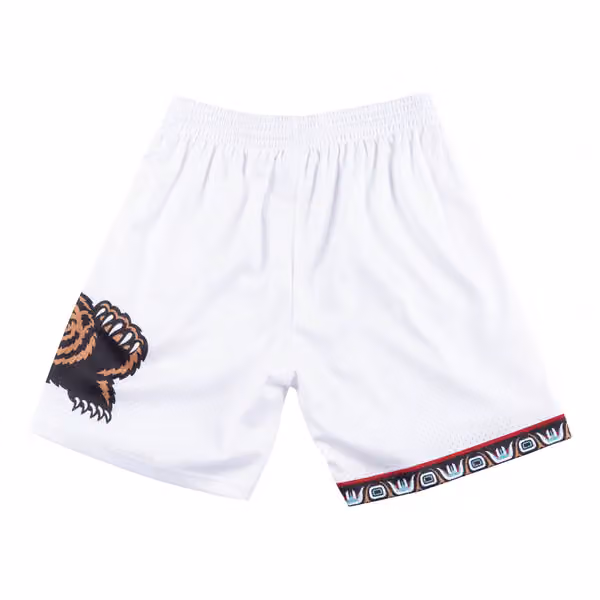Vancouver Grizzlies 1998-99 Mitchell & Ness Swingman NBA Shorts White view 2