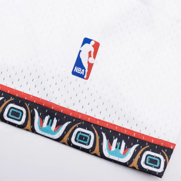 Vancouver Grizzlies 1998-99 Mitchell & Ness Swingman NBA Shorts White view 6