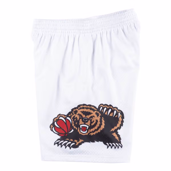 Vancouver Grizzlies 1998-99 Mitchell & Ness Swingman NBA Shorts White view 3