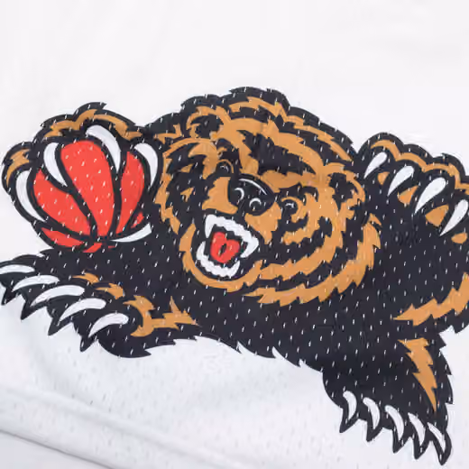 Vancouver Grizzlies 1998-99 Mitchell & Ness Swingman NBA Shorts White view 5
