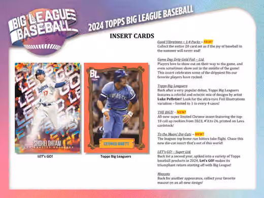 2024 Topps Big League Baseball MLB Hobby Box view 4
