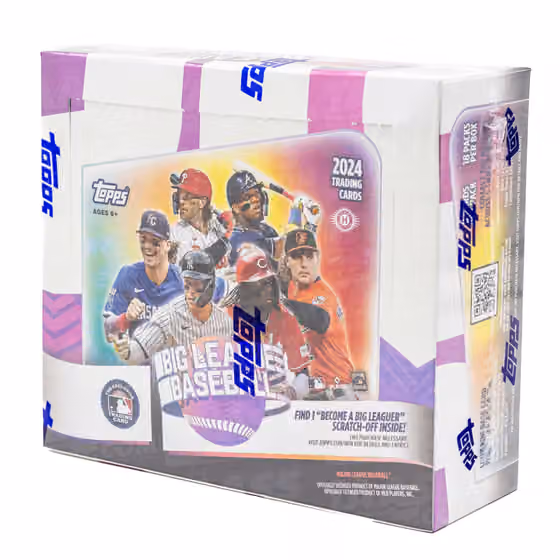 2024 Topps Big League Baseball MLB Hobby Box view 1