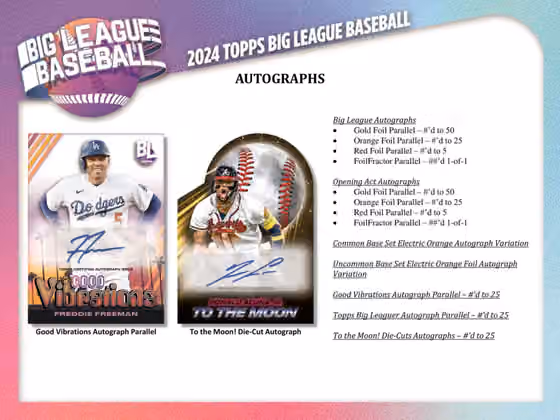 2024 Topps Big League Baseball MLB Hobby Box view 5