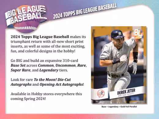 2024 Topps Big League Baseball MLB Hobby Box view 2