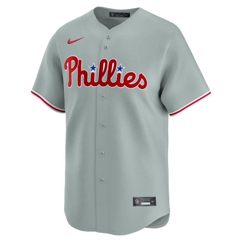 Bryce Harper #3 Philadelphia Phillies Nike Limited MLB Jersey Grey view 2