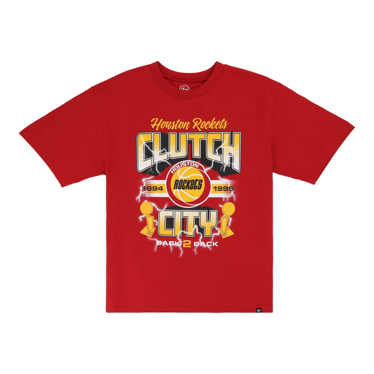 Houston Rockets NBA Champ '47 Collection T-Shirt front view