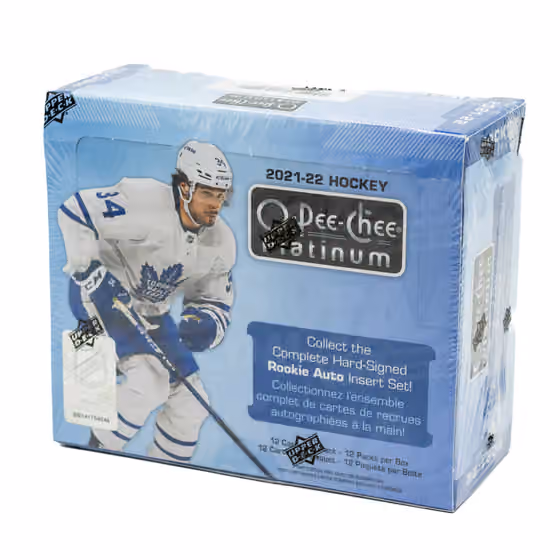2021/22 Upper Deck O-Pee-Chee Platinum NHL Hockey Hobby Box view 1