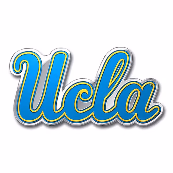 UCLA Bruins Aluminium Color NCAA Team Emblem view 1