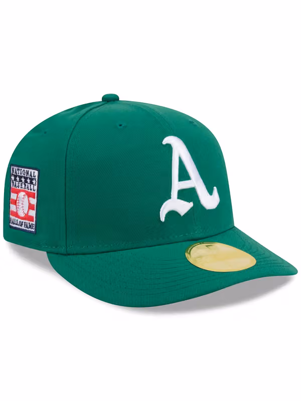 Oakland Athletics 2026 MLB Hall of Fame Low Profile 59FIFTY Fitted Cap Green product photo