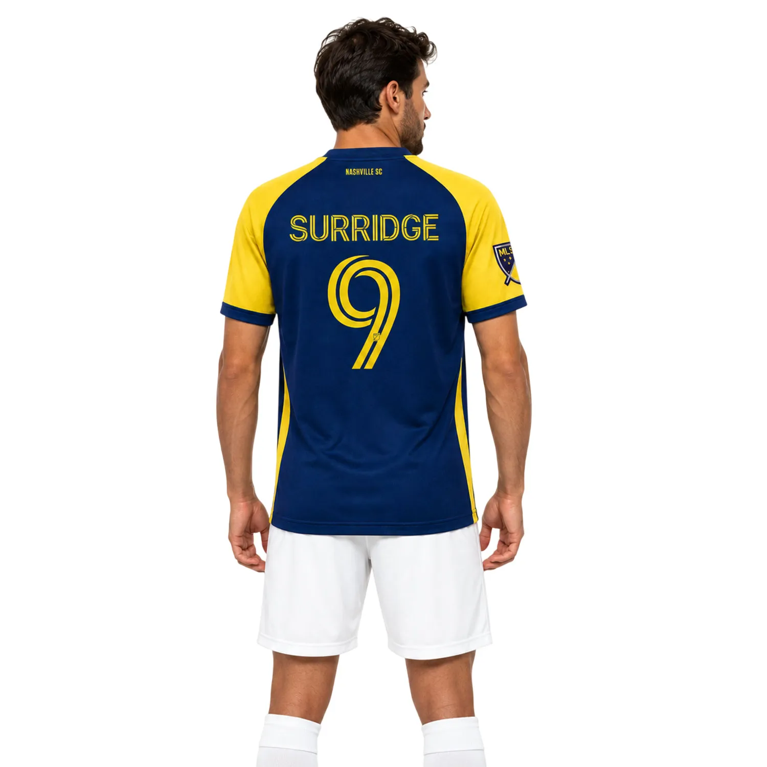 Sam Surridge Nashville SC Navy Jersey Dynamic Soccer Style