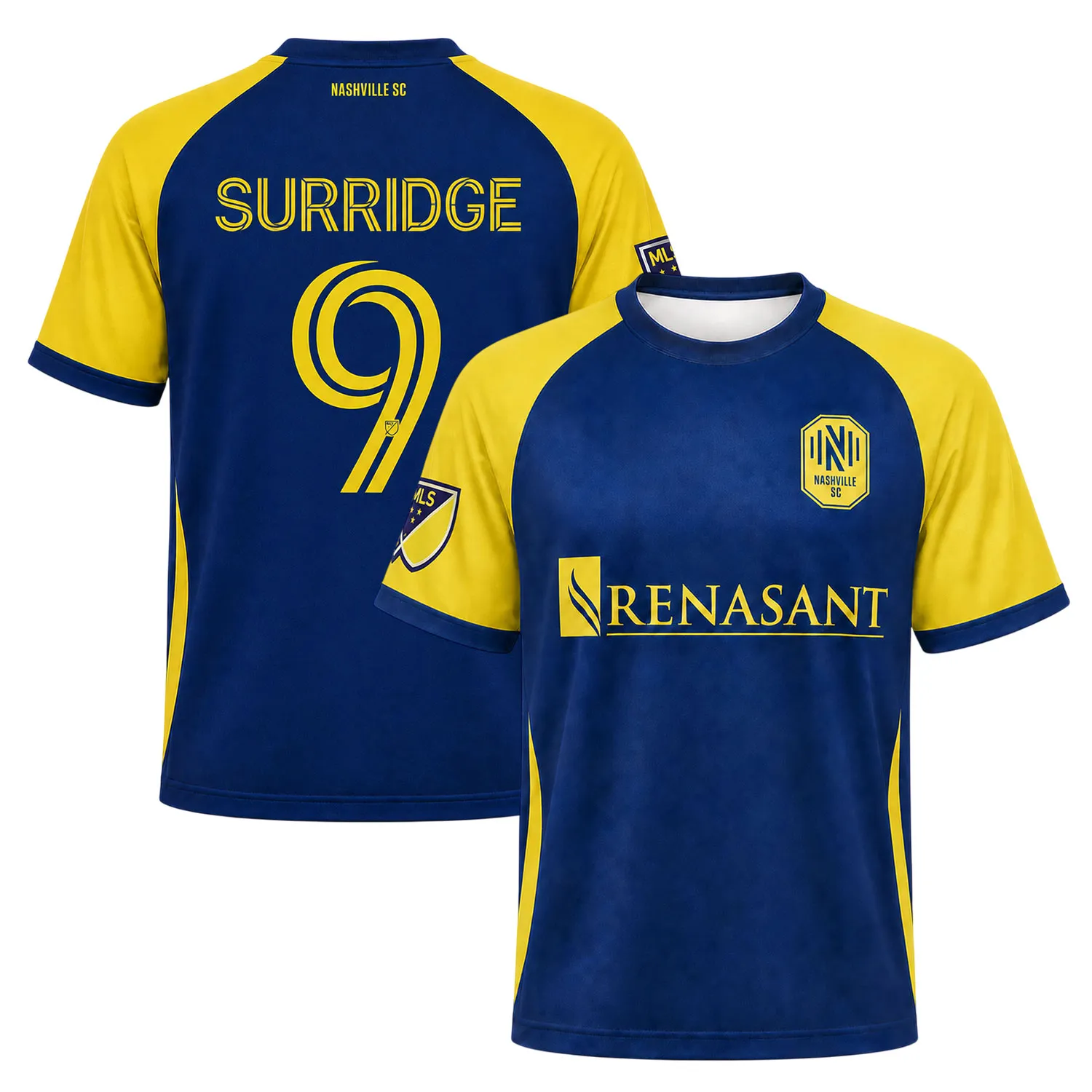 Sam Surridge Nashville SC Navy Jersey Dynamic Soccer Style