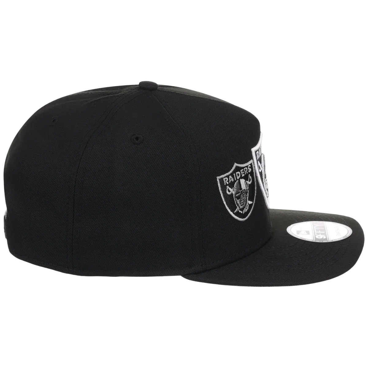 Las Vegas Raiders NFL Seismic New Era 9FIFTY A-Frame detail view