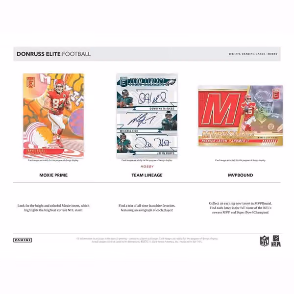 2023 Panini Donruss Elite Football NFL Hobby Box view 4