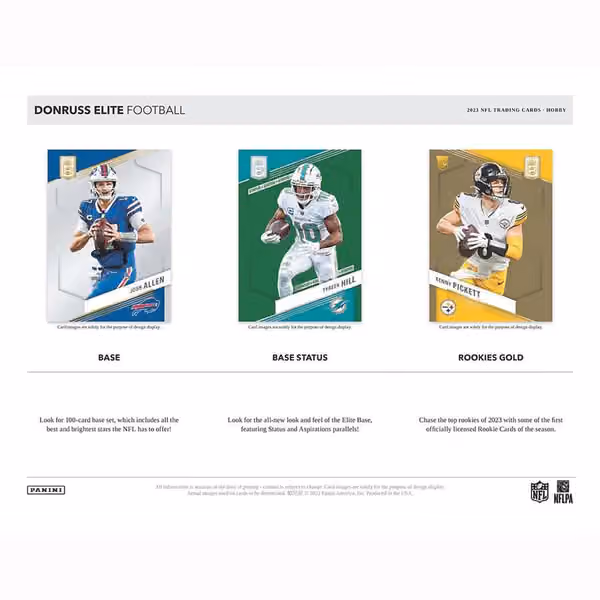2023 Panini Donruss Elite Football NFL Hobby Box view 2