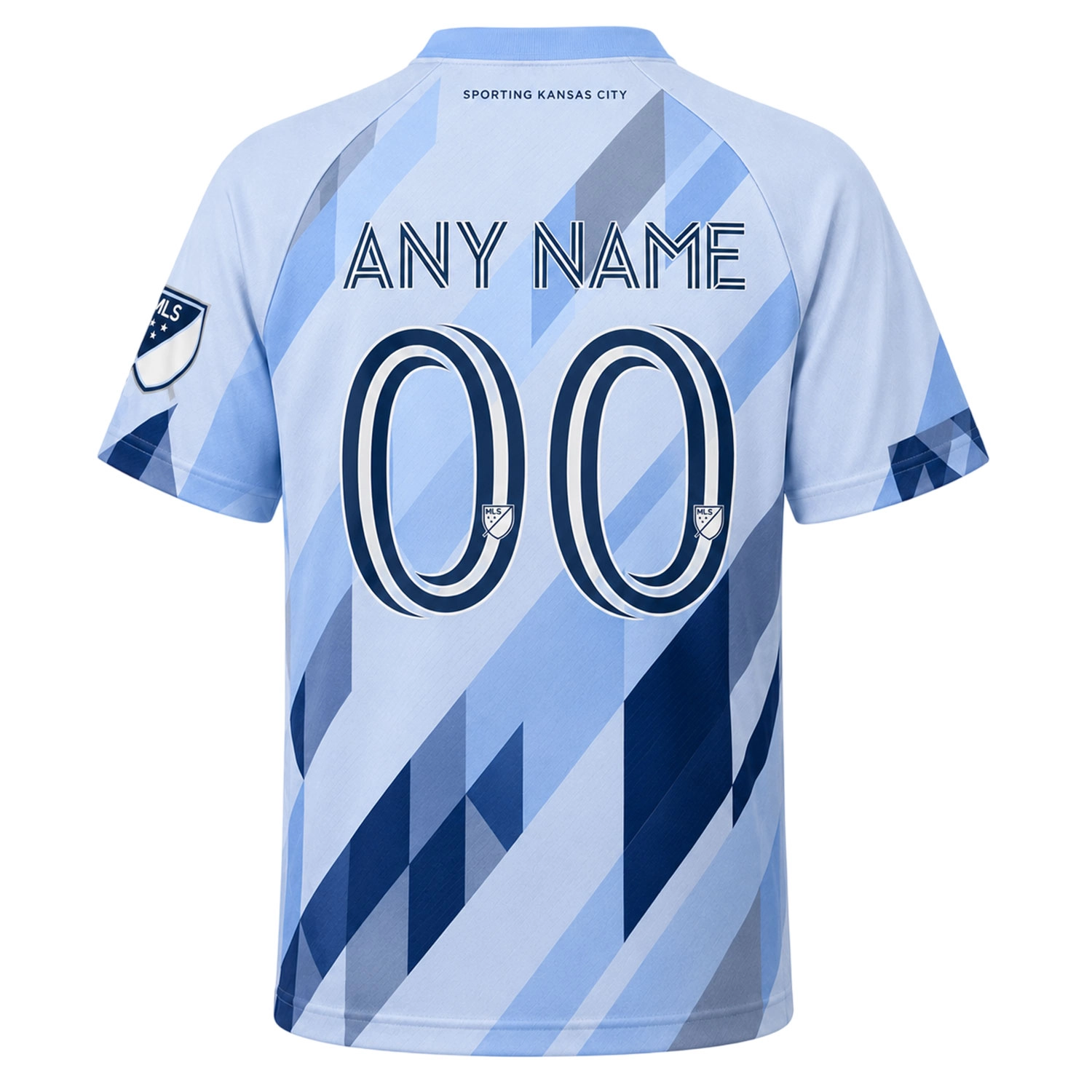 Sporting KC Custom Jersey Brilliant Geometric Style