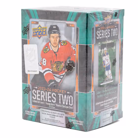 2023/24 Upper Deck Series 2 NHL Blaster Box view 1
