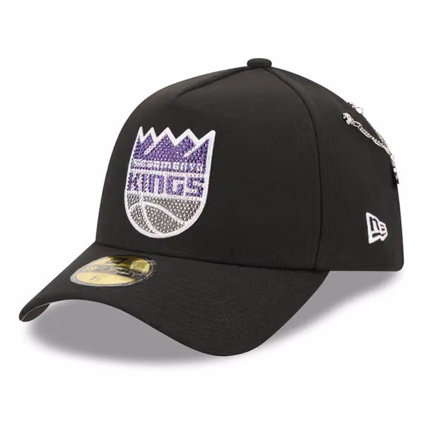 Sacramento Kings 2026 NBA Draft On-Stage Crystal 59FORTY A-Frame Fitted Cap Black product photo