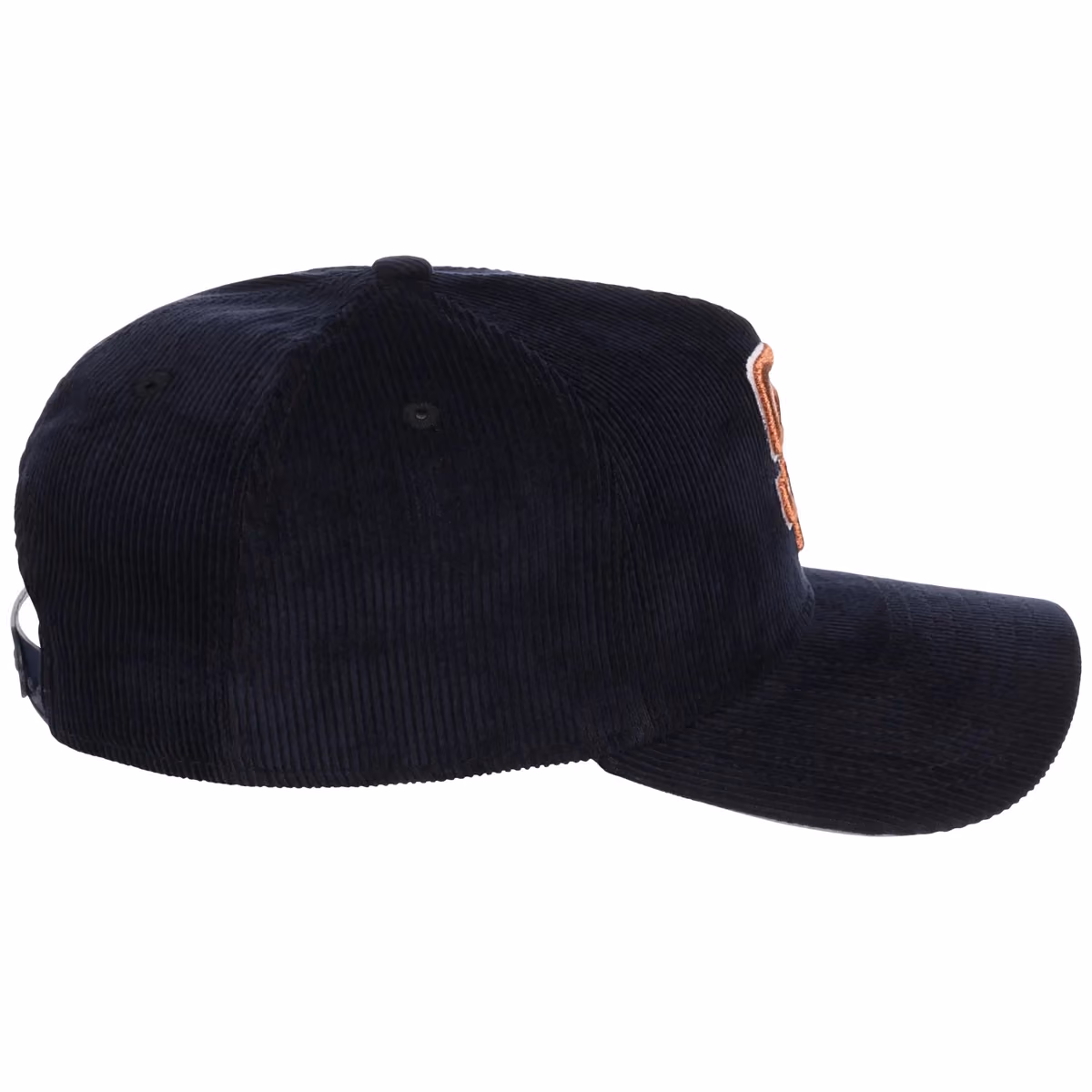 San Diego Padres MLB Navy Cord FASHION CORE New Era 9FORTY A-Frame detail view