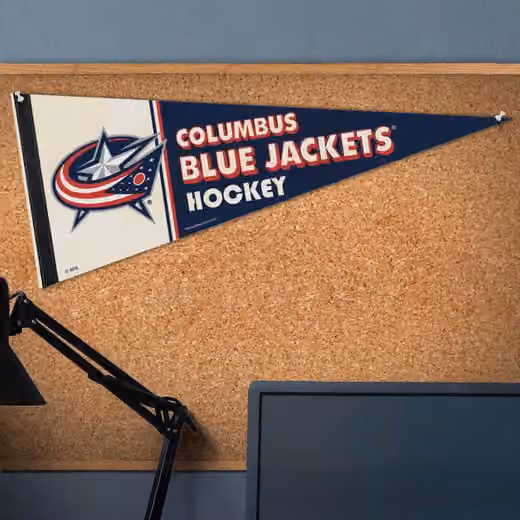 Columbus Blue Jackets Vintage WinCraft Premium NHL Pennant view 2