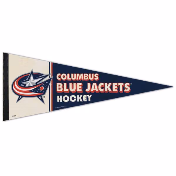 Columbus Blue Jackets Vintage WinCraft Premium NHL Pennant view 1