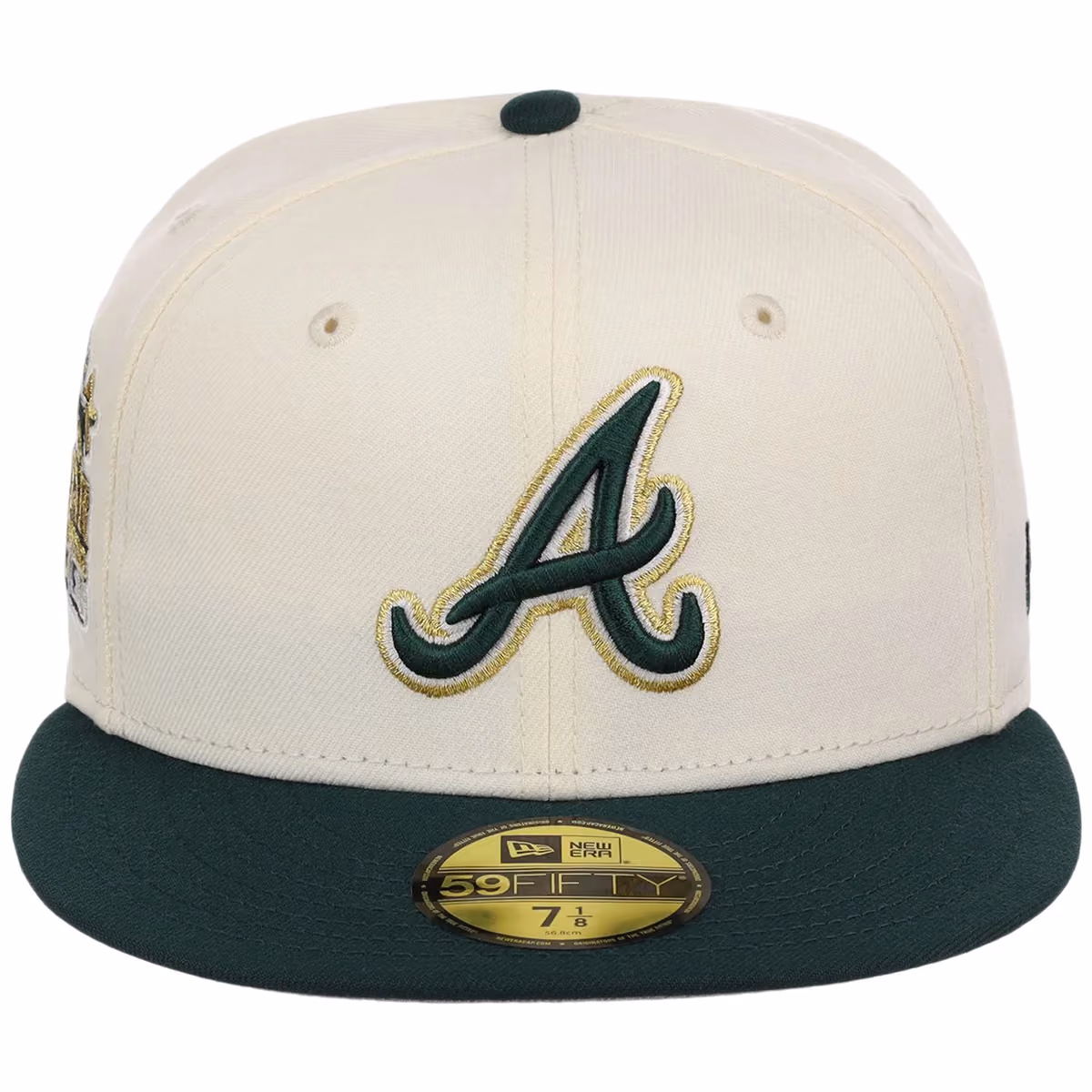 Atlanta Braves MLB Gilded Ivy New Era 59FIFTY detail view