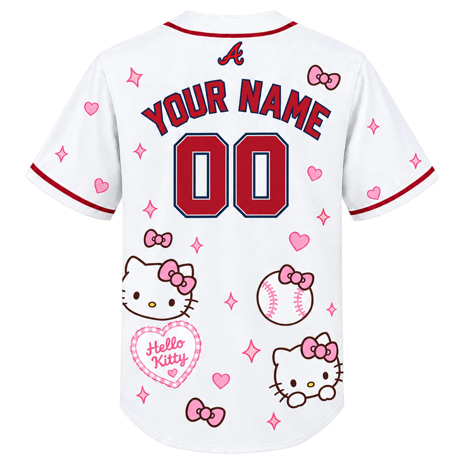 Hello Kitty Atlanta Braves Jersey – Dazzling Fan Style