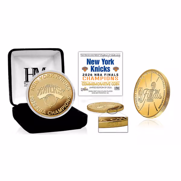 New York Knicks 2026 NBA Champions Gold Commemorative Coin view 1