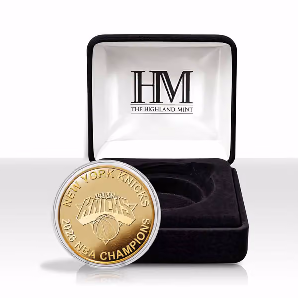 New York Knicks 2026 NBA Champions Gold Commemorative Coin view 2