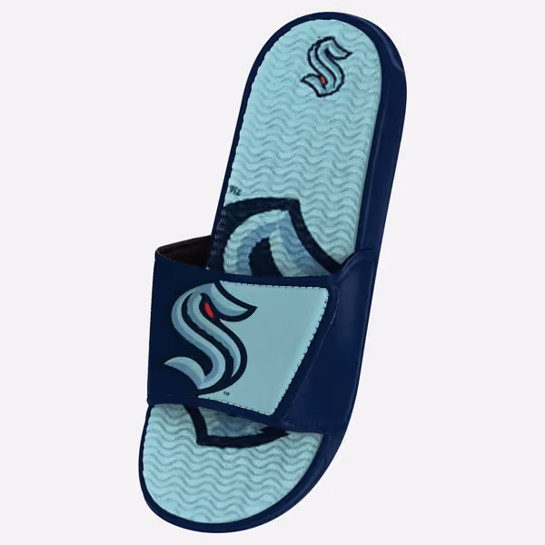 Seattle Kraken Big Logo NHL Gel Slides view 3