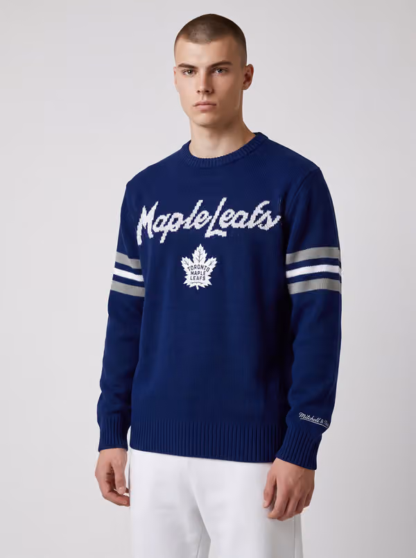 Toronto Maple Leafs NHL Head Coach Sweater Navy view 1