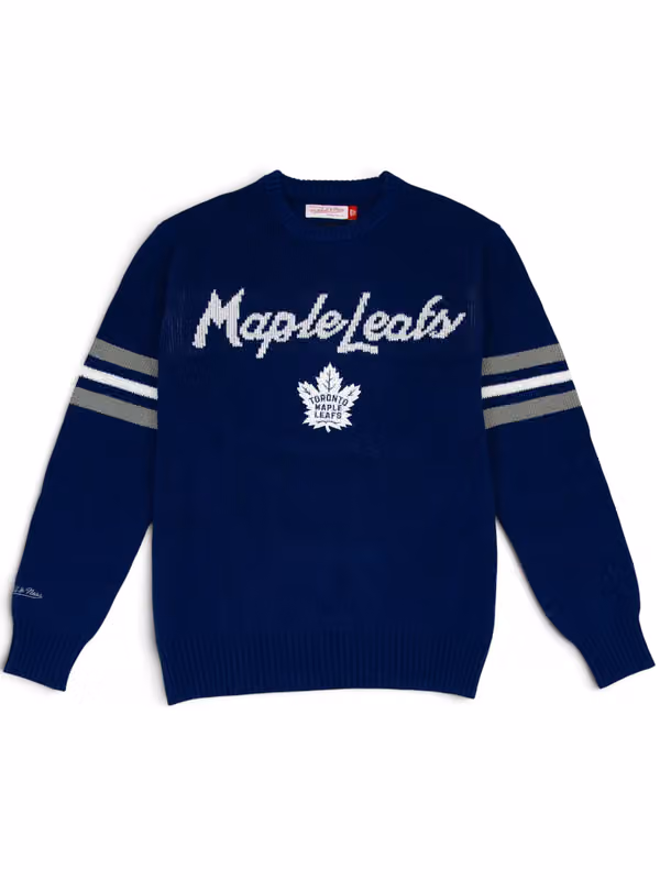 Toronto Maple Leafs NHL Head Coach Sweater Navy view 2
