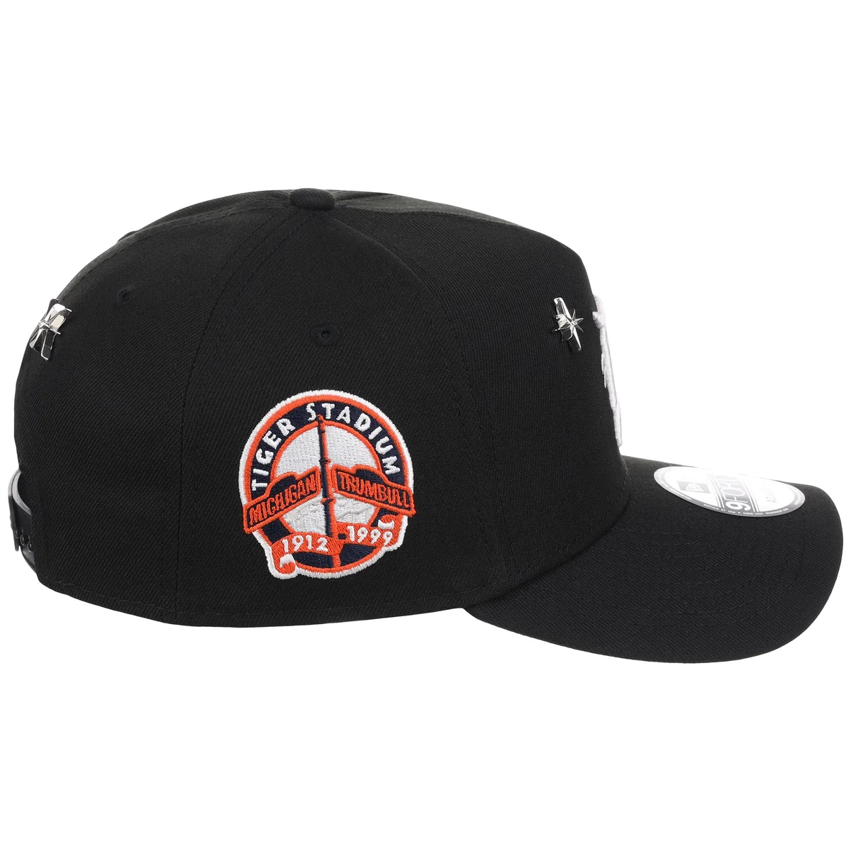 Detroit Tigers MLB Star Stud New Era 9FORTY A-Frame detail view
