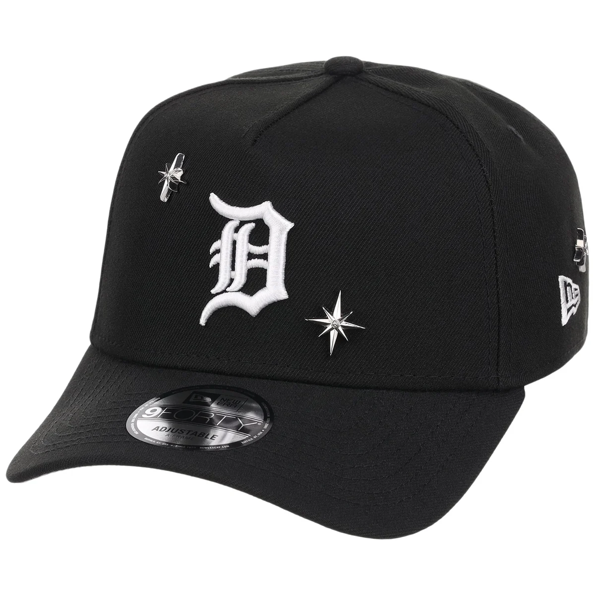 Detroit Tigers MLB Star Stud New Era 9FORTY A-Frame detail view