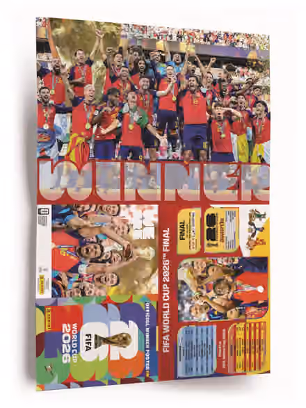 2026 Panini FIFA Word Cup Sticker Winner Poster - Complete Set view 2