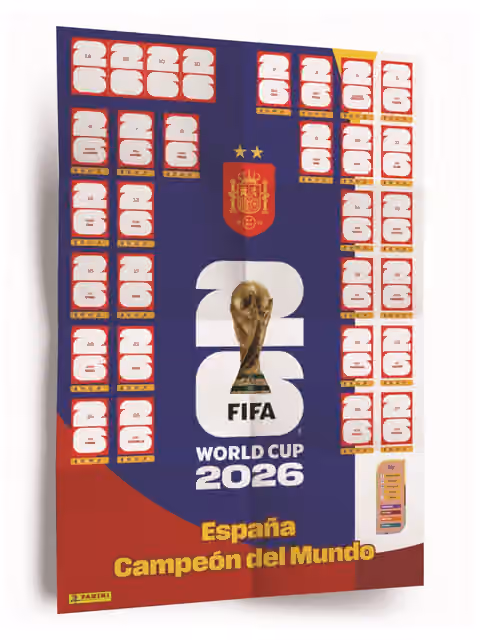 2026 Panini FIFA Word Cup Sticker Winner Poster - Complete Set view 3