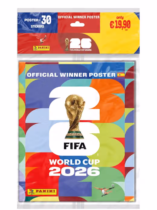 2026 Panini FIFA Word Cup Sticker Winner Poster - Complete Set view 1