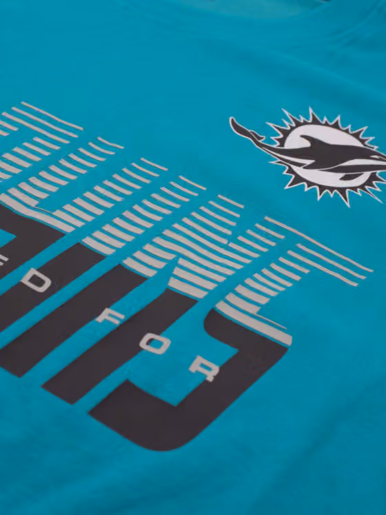 Miami Dolphins 2026 NFL Sideline Team Issue Dri-Fit T-Shirt Aqua view 4