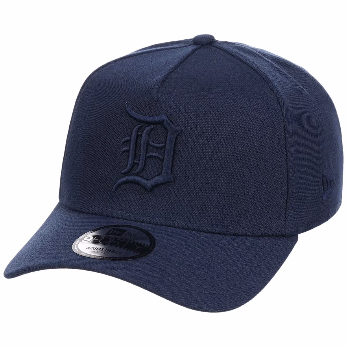 Detroit Tigers MLB Navy FASHION CORE New Era 9FORTY A-Frame detail view