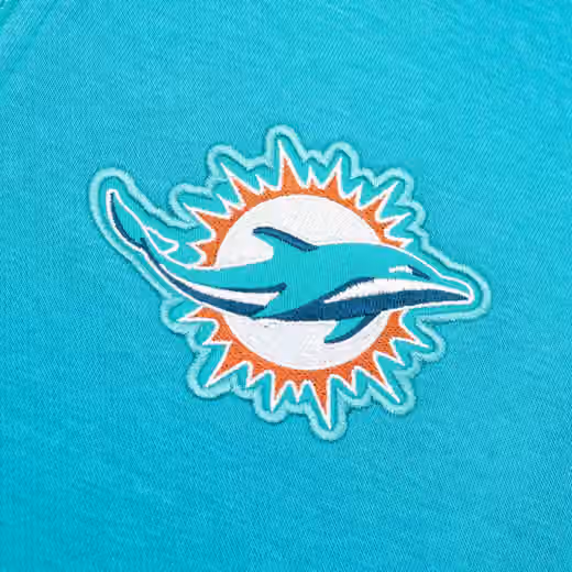 Miami Dolphins Full-Zip Nike Club Fleece Hoodie Aqua view 4